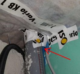 Leckage der Luftdichtheitsebene