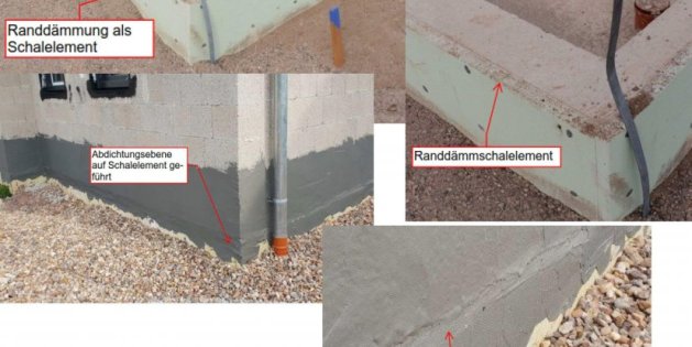 Leckage in der Unterspannbahn