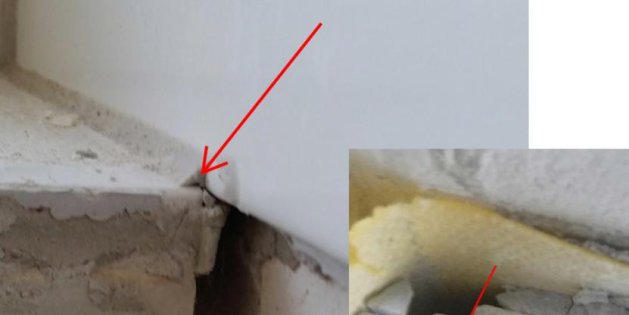 Leckage in der Unterspannbahn